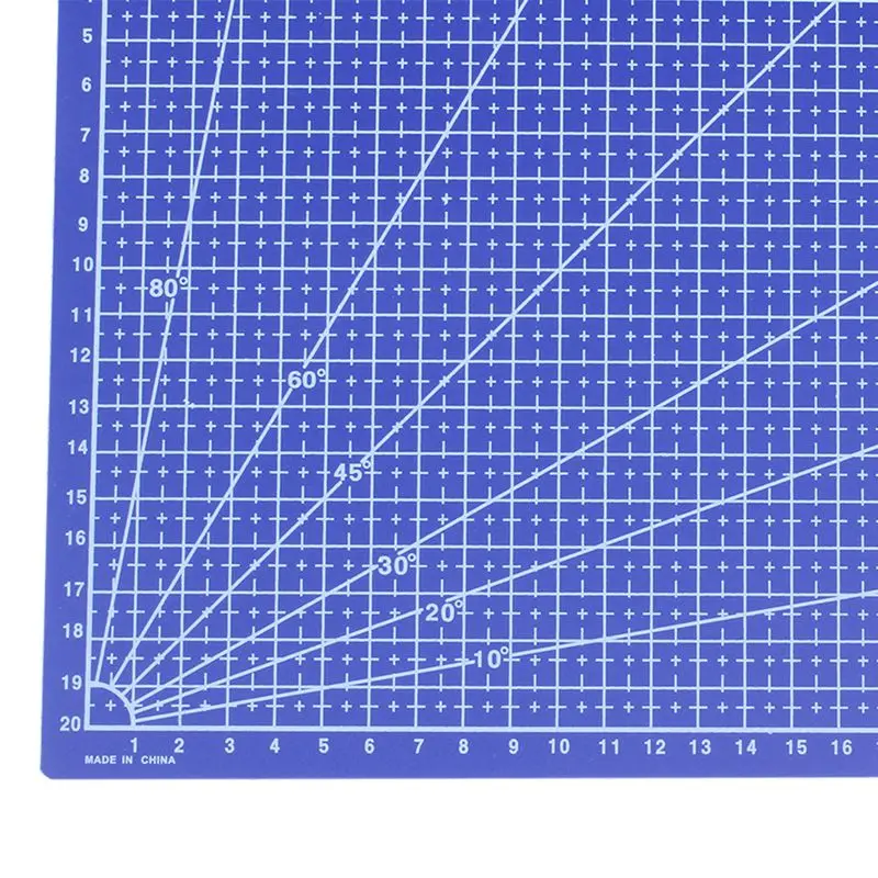 A4 сетки линии резки мат ремесло карты ткань кожа бумажная доска 30*22 см синий