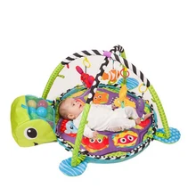 Детская игра мочи защитный коврик ползающий ковер игры ковер детская мягкая игрушка игровой каркас(Черепаха и Лев