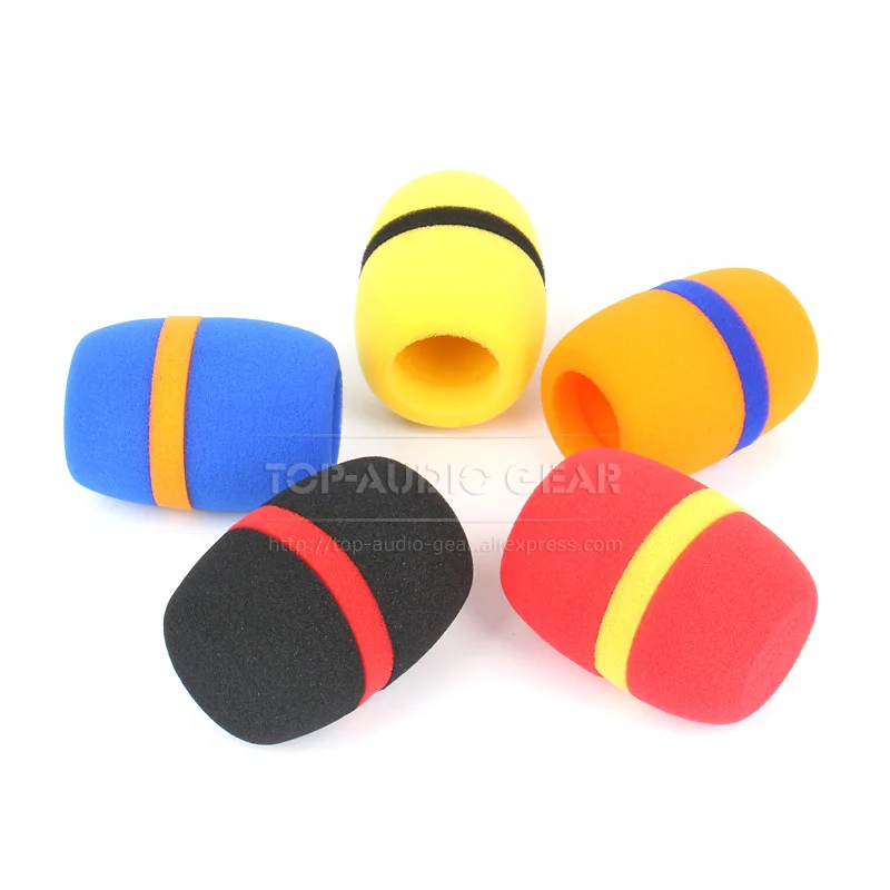 

5PCS Pop Filter Windshield Microphone Sponge Foam For SENNHEISER SKM 2000 5000 5200 9000 SKM5200 SKM9000 Mic Cover Windscreen