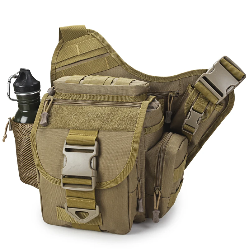 في الهواء الطلق الرياضة النايلون حقيبة كتف كيس التسلق في الهواء الطلق الرياضة حقيبة للمشي تسلق 2 الألوان