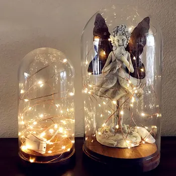 

New 1M 2M 3M Battery Operated LED Copper Wire String Lights For Xmas Garland Party Wedding Decoration Christmas Fairy Lights