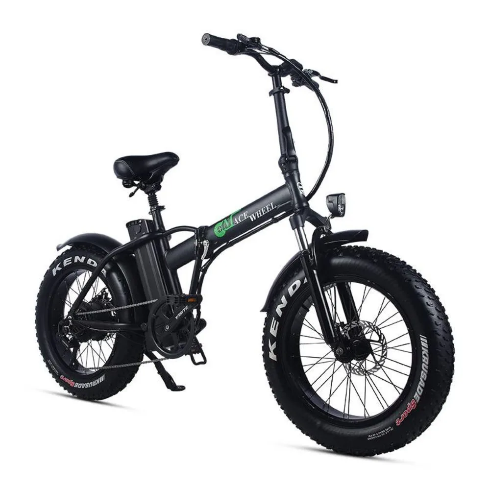 Perfect 48v 15ah Lithium Battery 20" Fat Tyre Electric Bike 500w Foldable Electric Fat Bike Disc Brake Fat Ebike 1