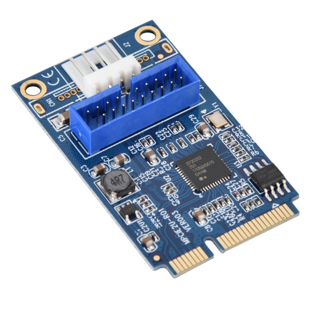 New Mini PCIE to USB3.0 19Ppin Small 4Pin 19Pin USB Expansion Card Converter Adapter | Компьютеры и офис
