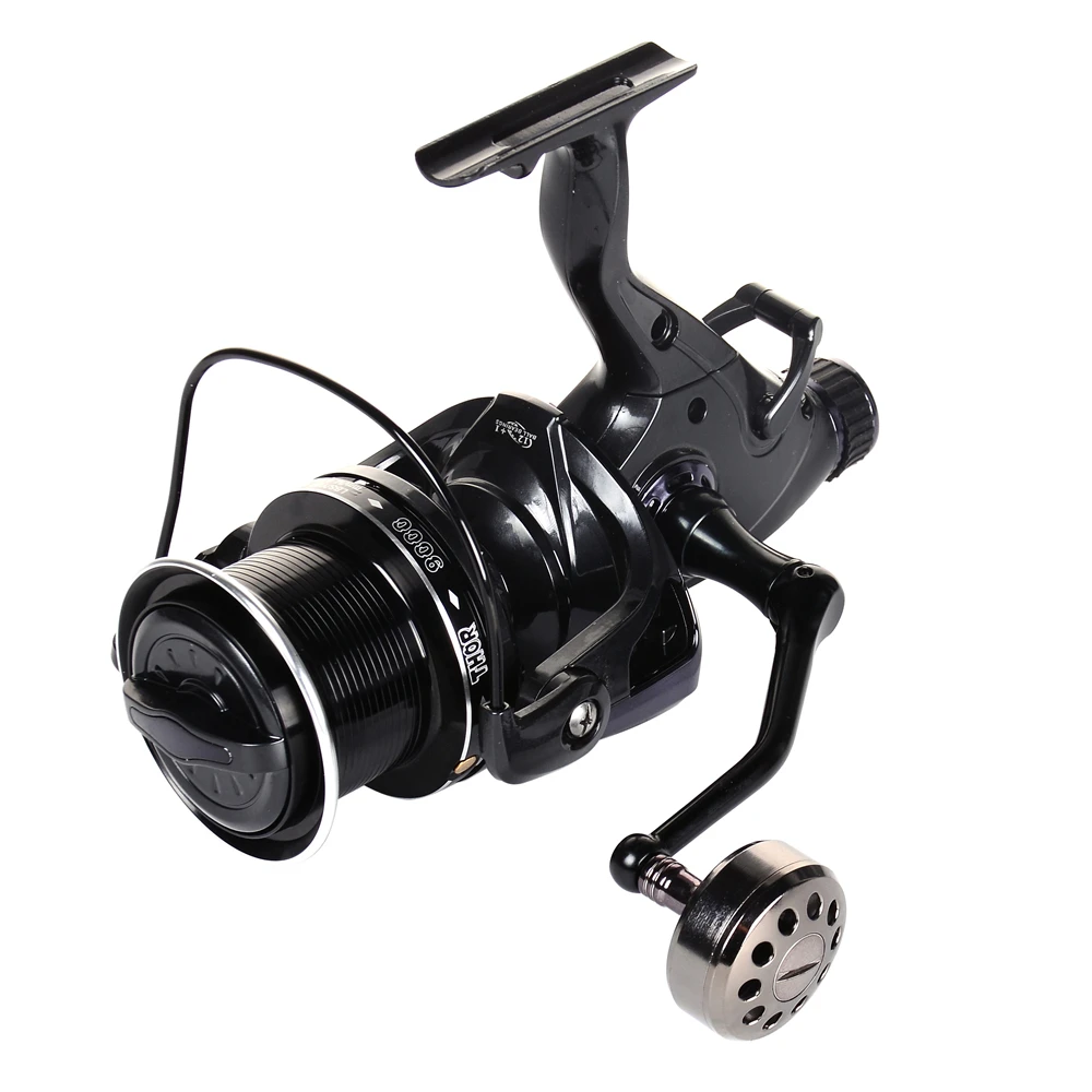 

Carp Fishing Reels 8000-10000 Baitrunner Big Free Runner Double Brake Feeder Exchangeable Reel Handle Side Fishing Reel