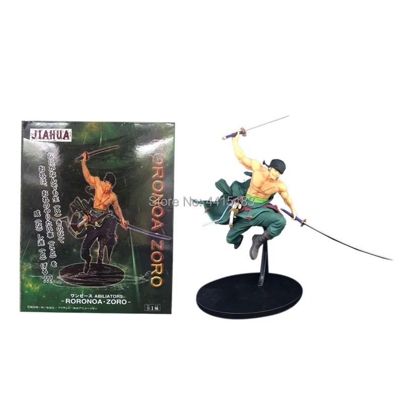 Anime One Piece Roronoa Zoro 38th PVC Action Figure Doll Collectible Model Baby Toy Christmas Gift For Children 26 cm