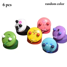 6 шт. детский музыкальный инструмент дерево животное кастанеты развивающая музыкальная игрушка