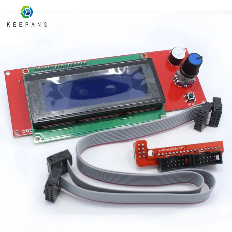 1 шт. 2004 ЖК дисплей 3D принтер Reprap смарт адаптер управления ler Ramps 4 Mega2560 плата панель управления|ramps 1.4 3d|lcd 3d