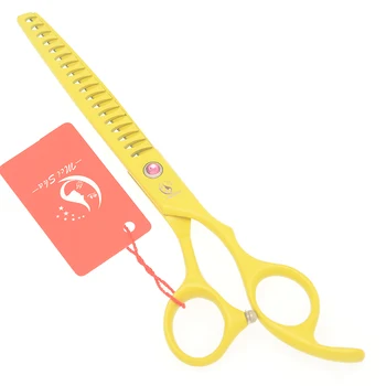 

Meisha 7.0 Inch 18 Teeth Pet Haircut Thinning Shears Japan Cut Rate 40% Hair Scissors for Dog Grooming Cat Cutting Shears HB0203