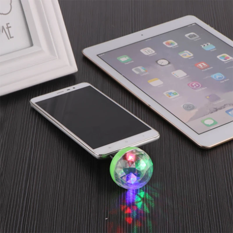 1 шт. холодный мини авто USB атмосферный светильник DJ RGB цветная музыкальная