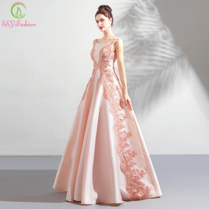 light pink elegant dresses