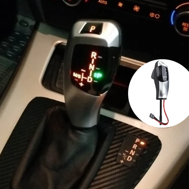 Car LED Gear Shift Knob Shifter Lever for BMW E46 E60 E61for Right and