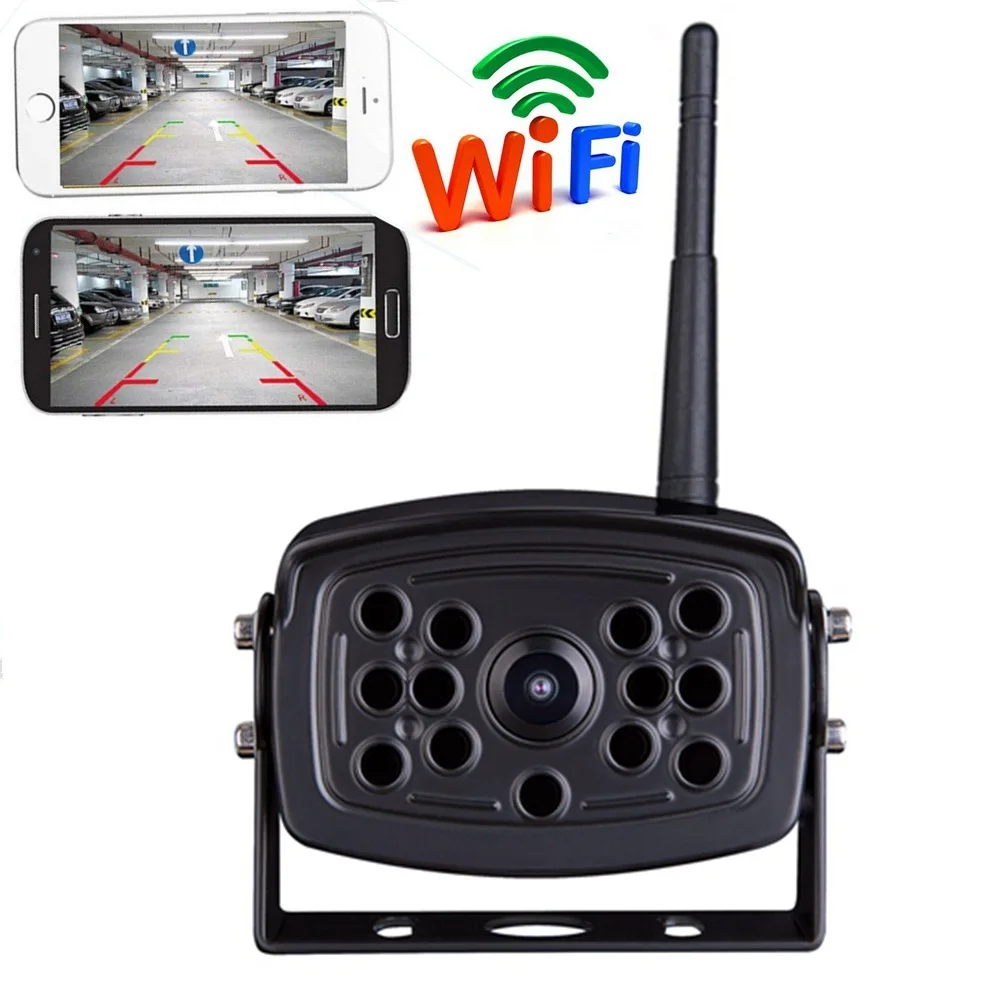 

Wifi Wireless Car Rear Back Camera Nothing Interfere High Clear Waterproof Night Vision Truck Bus Car Phone App reversing camera