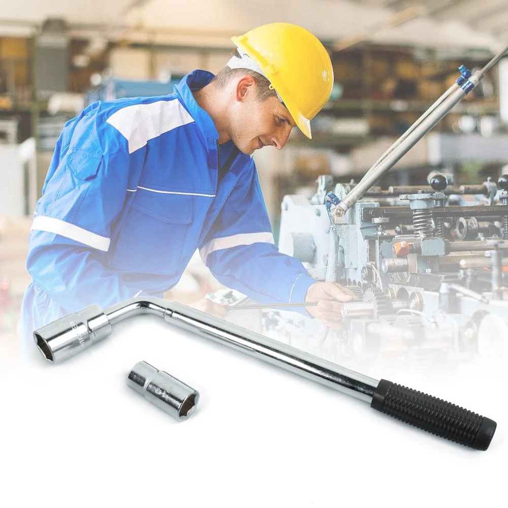 

Telescoping Lug Wrench for Car Wheel with 17 / 19 19 / 23mm Standard Sockets for Removing and Tightening Wheel Nuts