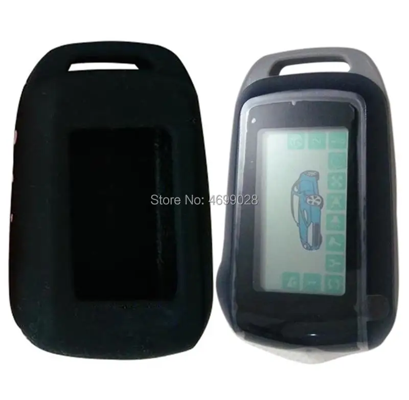

A94 LCD remote + Silicone Case For Russian Version Keychain Starline A94 LCD Remote Control Key Chain Two Way Car Alarm System