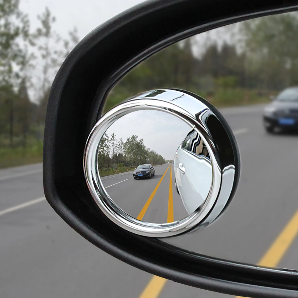

Universal 1 pair Wide Angle Side Round Convex Mirror Car Vehicle Blind Spot 360 Degree Rearview Mirrors Auto Parking Accessory