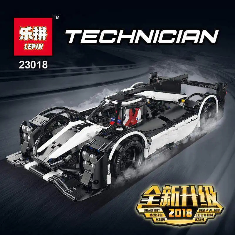 

2018 New Lepin Technic Series 23018 Moc 5530 Hybrid Super Racing Car Blocks Bricks Building Educational Toys Model Funny Gifts