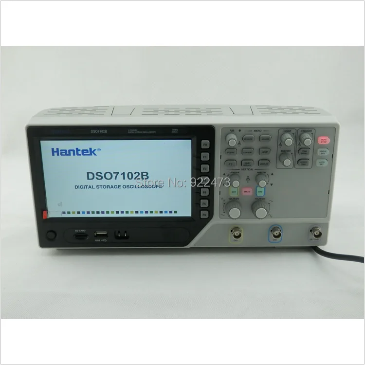 H111 Hantek DSO7102B цифровой осциллограф 2Gsa/s реальный частота образцов 2 канала 100 МГц полоса пропускания 64 K Глубина памяти