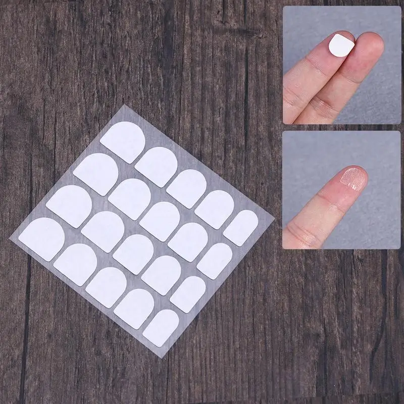 10 Sheets False Nail Adhesive Disposable Double Sided Non Toxic Professional False Nail Adhesive