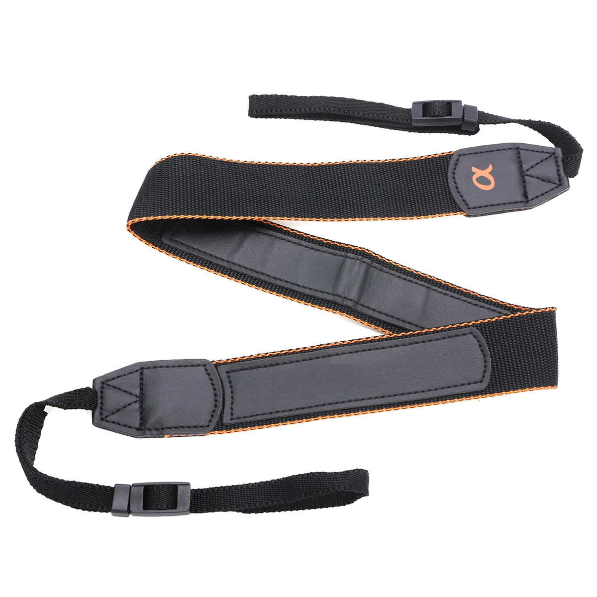 

1pc Camera Neck Shoulder Strap Black Nylon Leather Belt For Sony A6500 A6300 NEX-7 RX100 V A7R II Camera Accessories