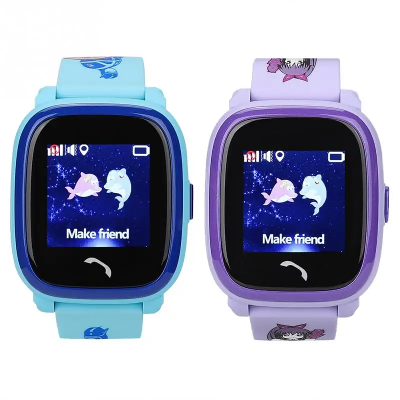 

1.22" Touch Screen Smart Children Watch GSM GPRS Step Count Child Smartwatch Bracelet Support Side SIM Card IP67 Waterproof