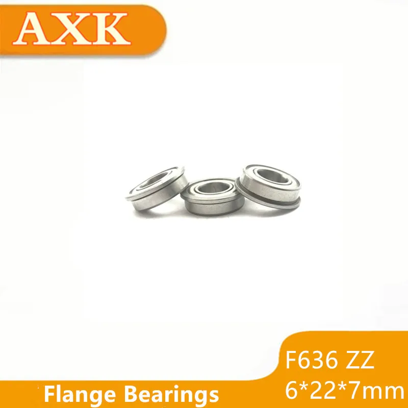 

2023 Sale Time-limited F636 Abec-3 (10pcs) (f636zz) (6x22x7mm) Flange Metal Shielded Ball Bearing 6*22*7mm