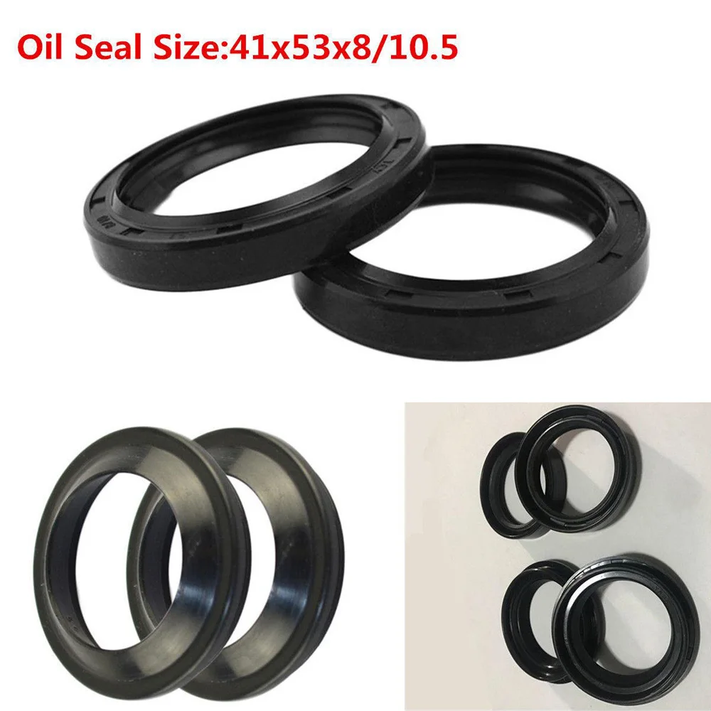 

4pcs Front-Fork Damper Shock Absorber Dust And Oil Seal For Motorcycles Tool