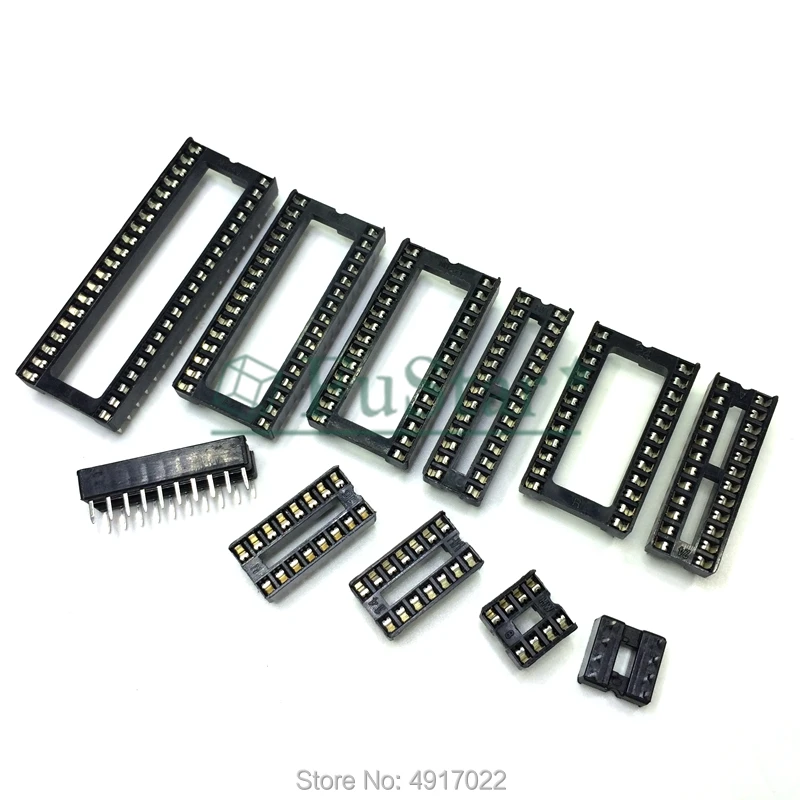 10 шт. разъемы IC DIP6 DIP8 DIP14 DIP16 DIP18 DIP20 DIP28 DIP40 разъем DIP 6 8 14 16 18 20 24 28 40 контактов |