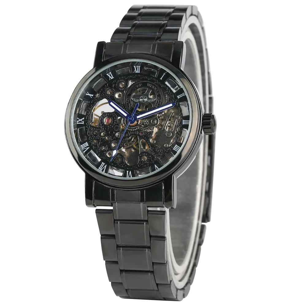 

Mens's Automatic Self-Wind Dial Mechanical Watch Stainless Steel Case Watchband Classic Style Watch Business Mechanical Watches