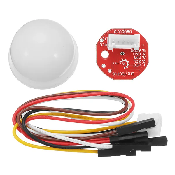 

CLAITE BH1750 BH1750FVI Chip Light Intensity Light Sensor Module Light Ball
