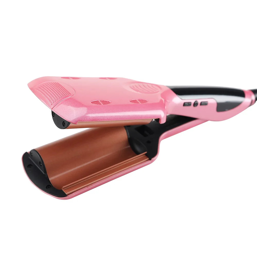 

32 mm Curling Iron Ceramic Hair Curler Deep Wavy Triple Barrel Hair Curly Iron LED Temperature Hair Iron