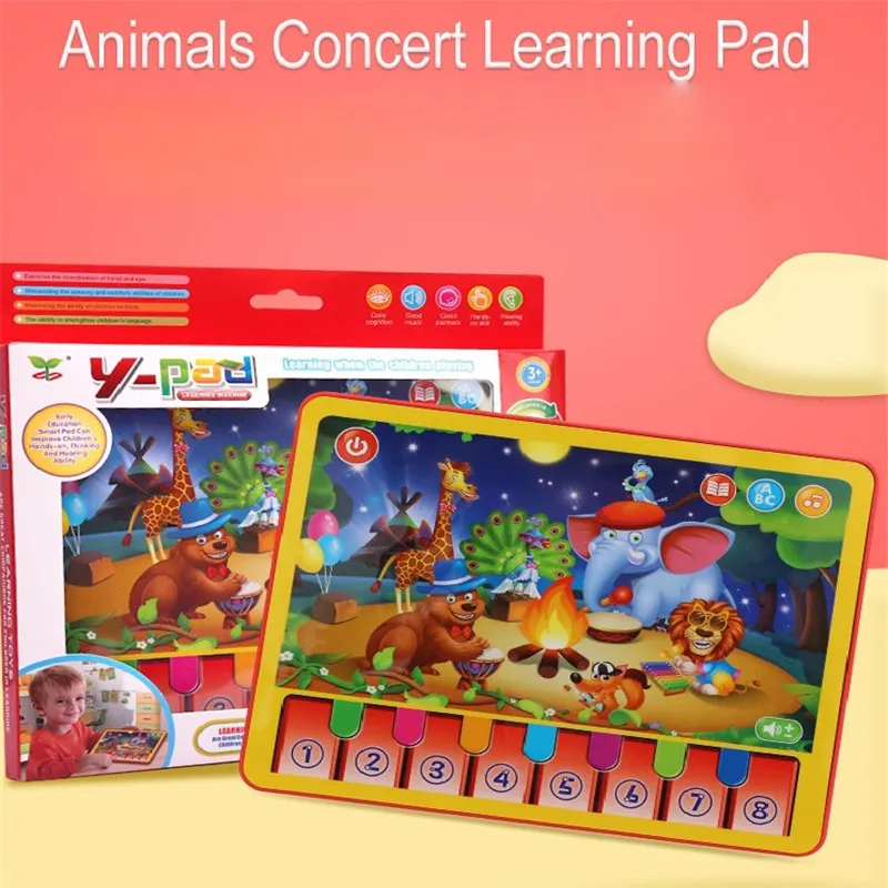 

Children Learning Machine Animals Concert Learning Pad With Stories Songs Sensitively Screen Multi-functional Early Eduational
