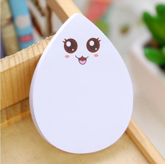 Эллен Брук 1 штука Kawaii милые капли воды Липкие заметки креативный канцелярский