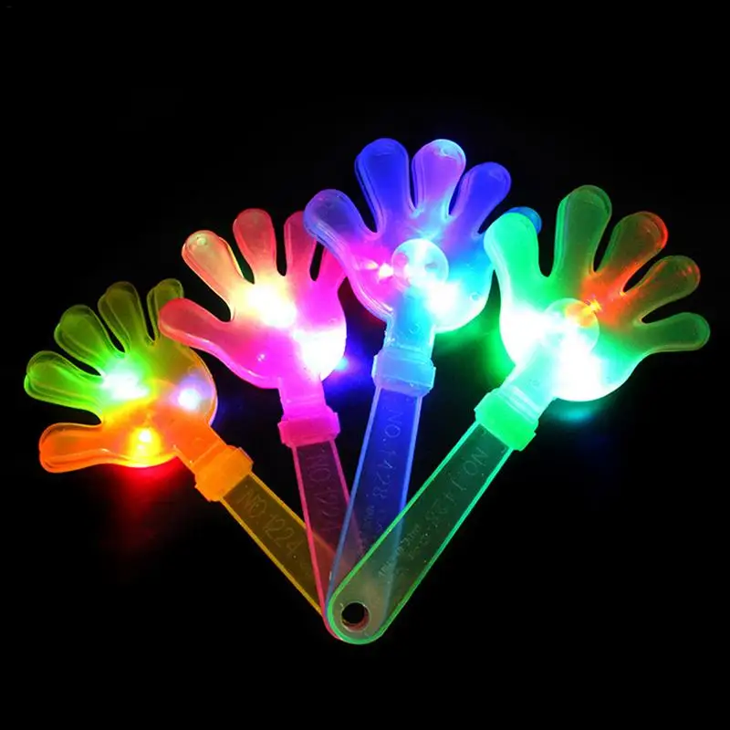 Светодиодный светильник ручной хлопать светящиеся руки ладони флуоресцентные хлопки флэш хлоп светильник игрушки аплодисменты реквизит