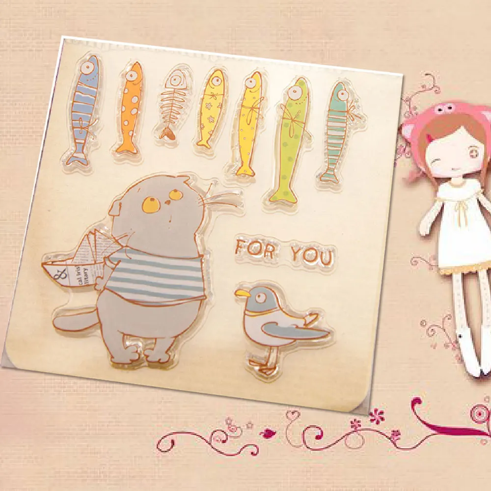 

Clear Stamps / Silicone Seals for DIY Album Paper Craft Decorative Embossing Stamp Sheet Stamps Seal for DIY Scrapbooking