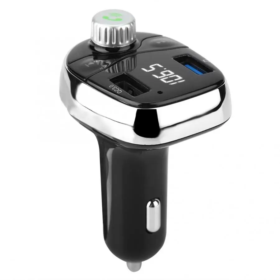 Автомобиль T62 BT плеер fm-передатчик QC3.0 двойной USB быстрое зарядное устройство аудио плеер Новое поступление accesorios automovil