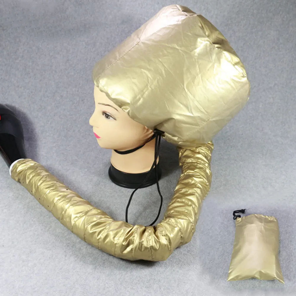 Hair Dryer Dry Hair Cap Golden Hot Air Baking Oil Drying Heating Cap