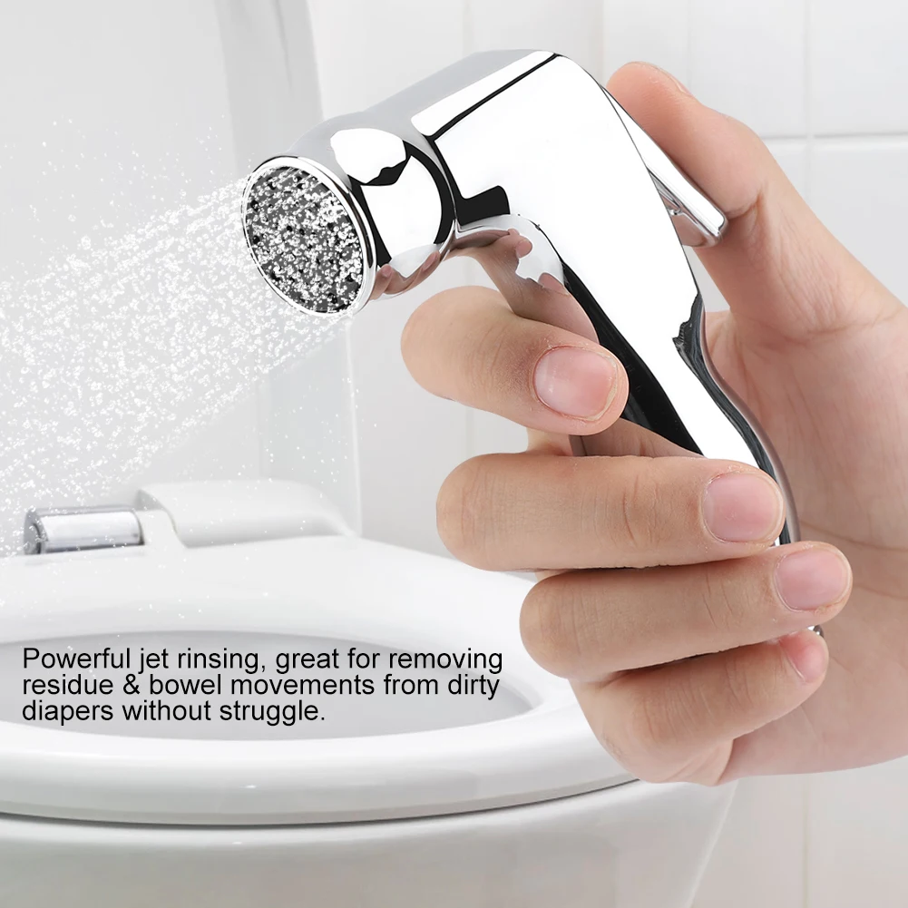 

ABS Toilet Bidet Sprayer Kitchen Faucet Side Sprinkler Head Chrome Toilet Bidet Shower Spray Head pommeau de douche