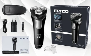 

Flyco FS377EU Electric Shaver Beard Trimmers with 3 Floating Heads Shaving Razor Fully Washable Quick Rechargeable Hair Trimmer