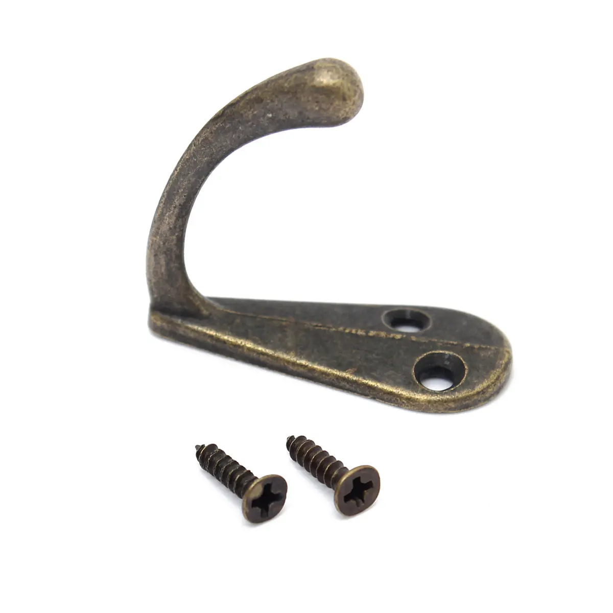 

10Pcs Vintage Home Kitchen Wall Door Hanger Hooks Wall Mounted Single Hook Antique Bronze Hat Coat Clothes Hook Towel Robe Rack