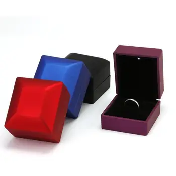

Creative LED Light Earring Ring Gift Box Wedding Engagement Jewelry Display Box Ring Packaging Case Organizer Wedding Supply