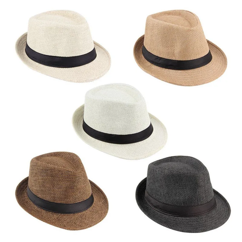 Мода дамы Wo мужчины s Мужчины Регулируемый путешествия Лето солнце соломенная складная шляпа козырек от солнца