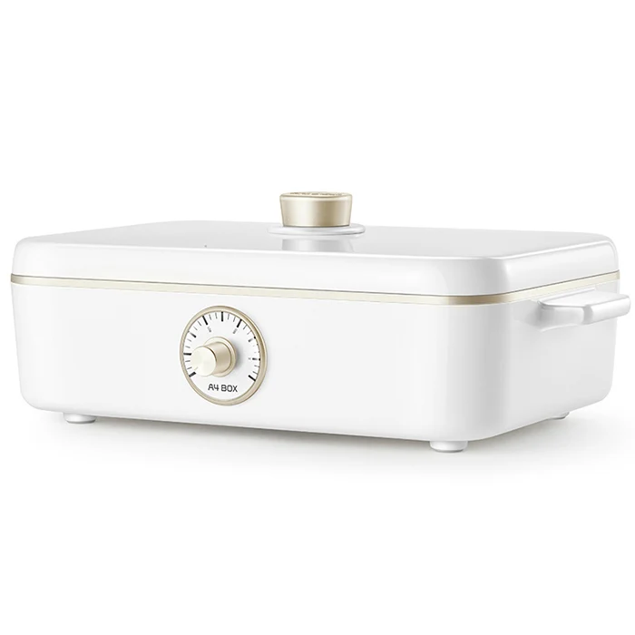 

A4 Multifunction Iron Plate Barbecue Electric Baking Pan non-stick Adjustable electronic temperature control Cooker 1500W 220V