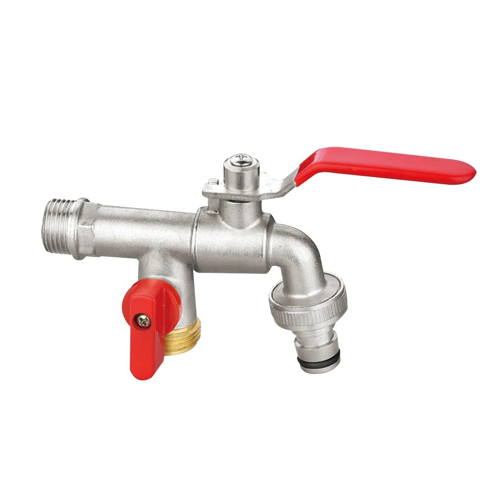 1pc Water Tap Easy To Install Brass Stainless Steel Rustproof Faucet Dual Use Water Tap Garden Faucet For Home Use Yard Garden Basin Faucets Aliexpress