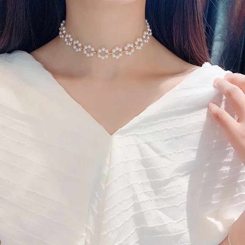 FYUAN модные колье для женщин Новая Bijoux (украшения своими руками) цепь с