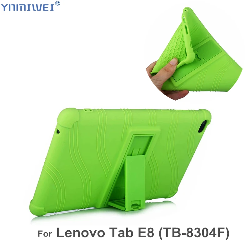 

Silicon Case For Lenovo Tab E8 TB-8304F Tablet stand cover For Lenovo Tab E8 Soft case