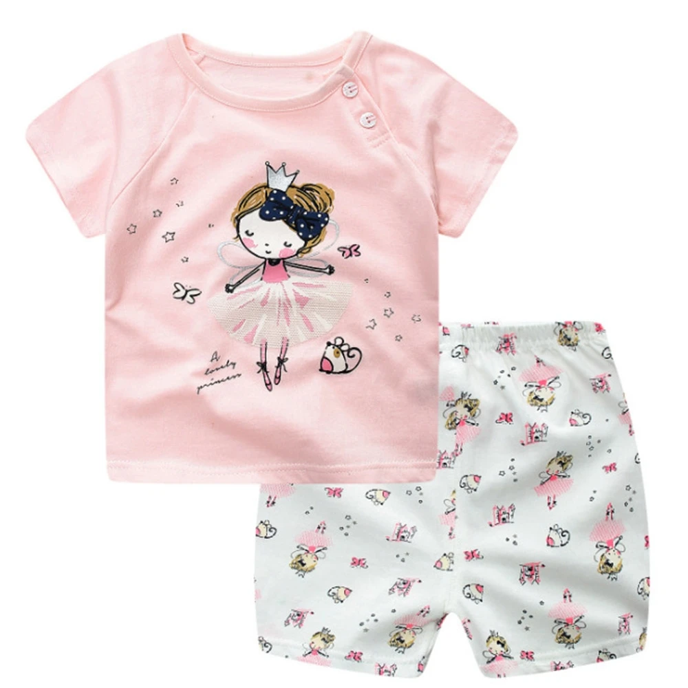 Liquidation Danse Fille Imprime Bebe Fille Garcon Vetements Ensemble Infantile Ange Animal Princesse De Dessin Anime Enfants Vetements Casual Coton Ensembles Aliexpress