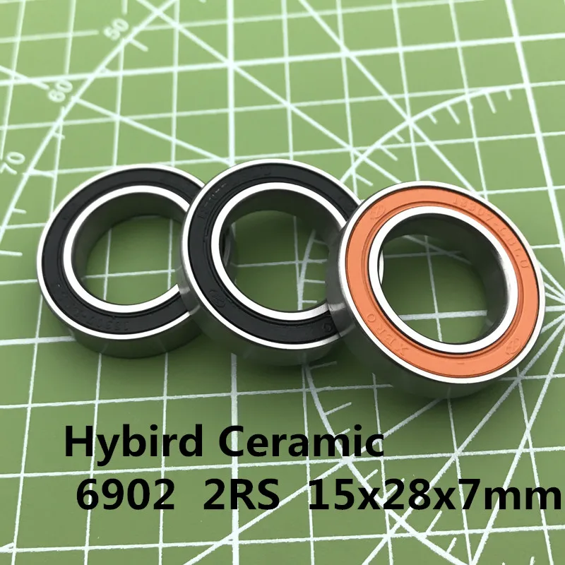 Free shipping 6902 Hybrid Ceramic Bearing 15x28x7 mm ABEC-3 ( 1 PC ) Bicycle Bottom Brackets & Spares 6902RS Si3N4 Ball Bearings Free shipping 6902 Hybrid Ceramic Bearing 15x28x7 mm ABEC-3 ( 1 PC ) Bicycle Bottom Brackets & Spares 6902RS Si3N4 Ball Bearings