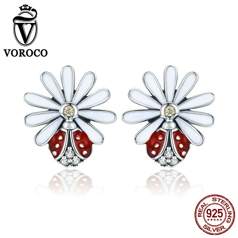 

2018 Fairy Tale 925 Sterling Silver Flower Wonderland Earrings For Women Wedding Party Fashion Chic Jewelry Earings Gift BKE459