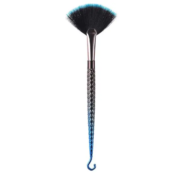 Cheap Professional Single Makeup Brush Fan Shape Fish Hook Powder Foundation Highlight Blusher for Woman Makeup Tool Accessories Cheap Professional Single Makeup Brush Fan Shape Fish Hook Powder Foundation Highlight Blusher for Woman Makeup Tool Accessories