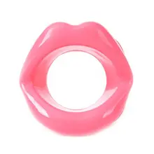 Силиконовый резиновый тренажер для лица, для похудения, для упражнений, для рта, для мышц, против морщин, для губ, тренажер для рта, тренажер, мундштук, для ухода за лицом